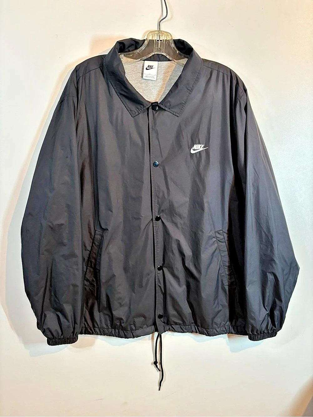 Nike Men's Coaches Jacket Black Mens Large